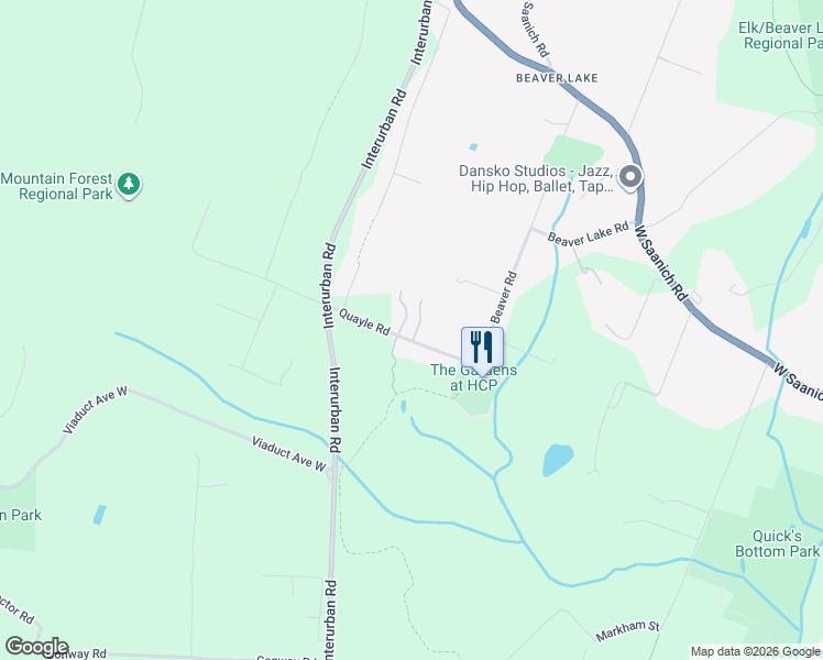 map of restaurants, bars, coffee shops, grocery stores, and more near 456 Quayle Road in Victoria