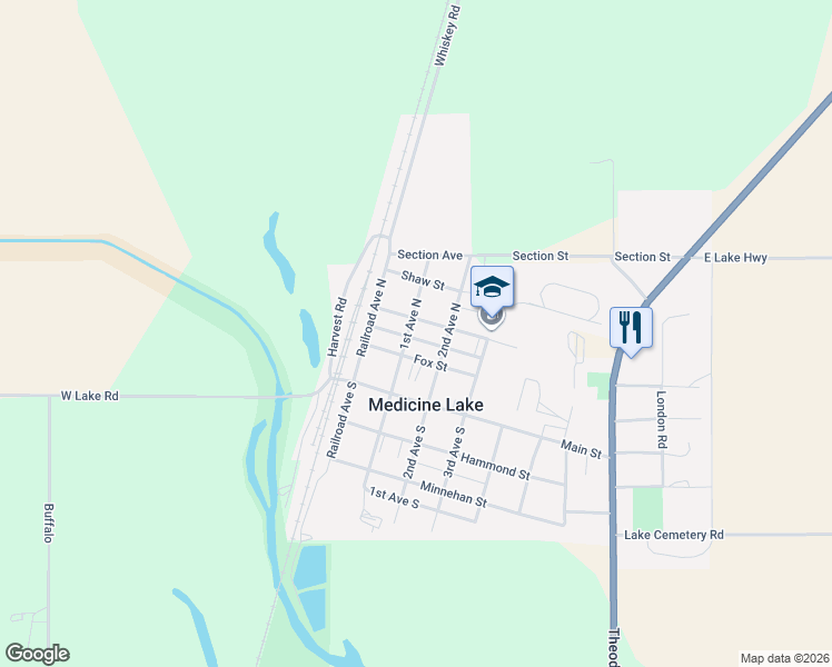 map of restaurants, bars, coffee shops, grocery stores, and more near 320 1st Avenue North in Medicine Lake