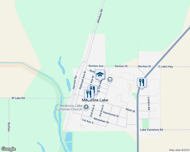 map of restaurants, bars, coffee shops, grocery stores, and more near 320 1st Avenue North in Medicine Lake