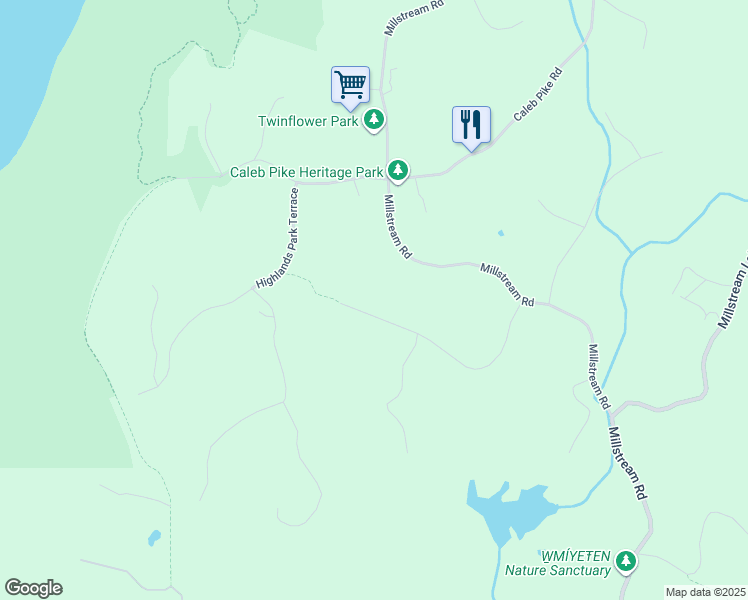 map of restaurants, bars, coffee shops, grocery stores, and more near 754 Lorimer Road in Victoria