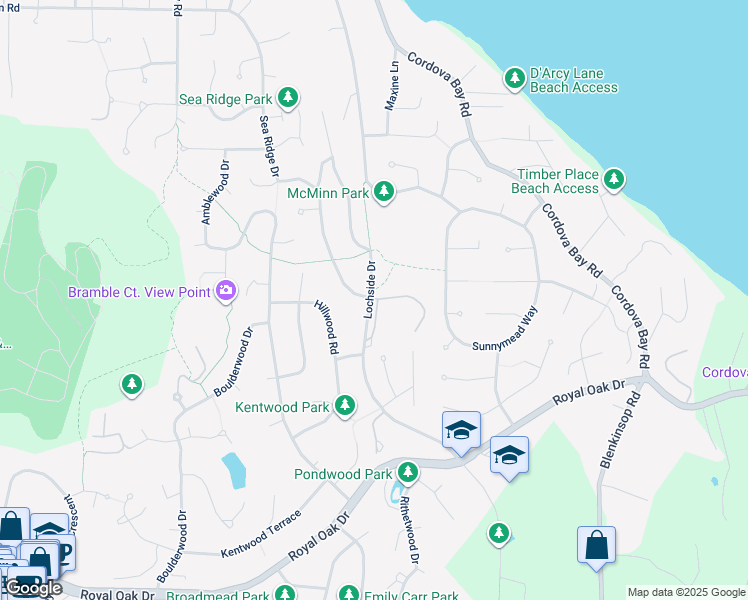 4701 Lochside Drive, Saanich BC Walk Score