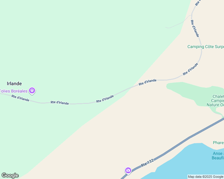 map of restaurants, bars, coffee shops, grocery stores, and more near 428 Route d'Irlande in Percã©