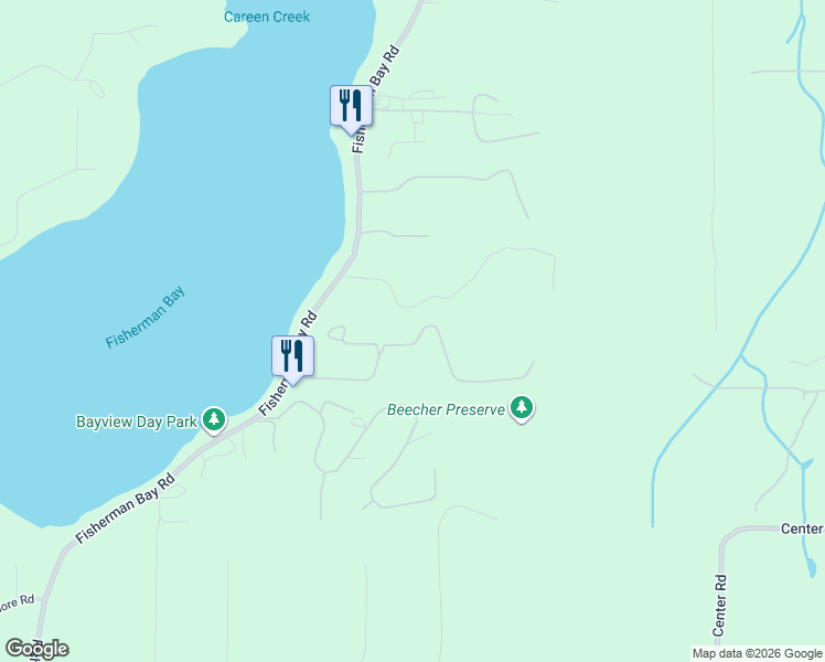 map of restaurants, bars, coffee shops, grocery stores, and more near 227 Rum Runner Road in Lopez Island