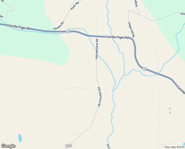 map of restaurants, bars, coffee shops, grocery stores, and more near 1311 Kitt-Narcisse Road in Colville