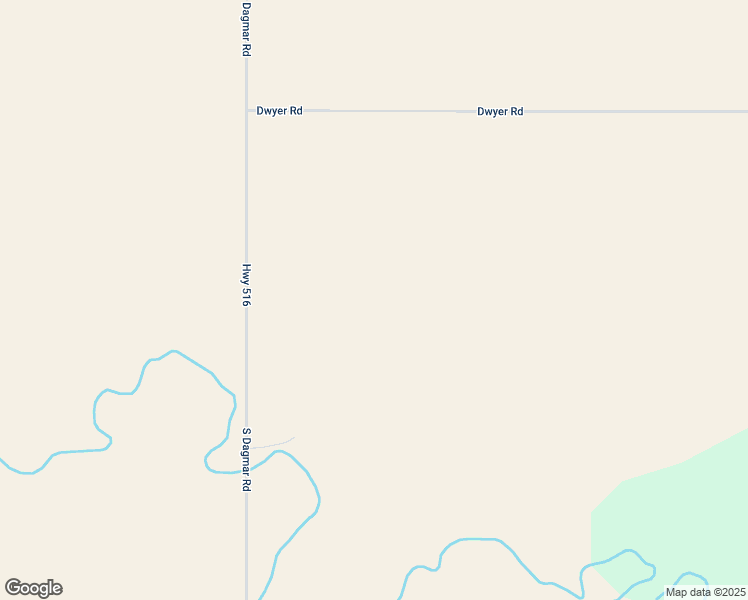 map of restaurants, bars, coffee shops, grocery stores, and more near 891B South Dagmar Road in Dagmar