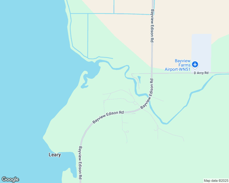 map of restaurants, bars, coffee shops, grocery stores, and more near 9140 Bayview Edison Road in Bow