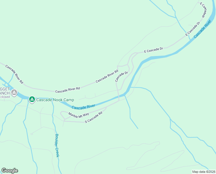 map of restaurants, bars, coffee shops, grocery stores, and more near 63761 Cascade River Road in Marblemount