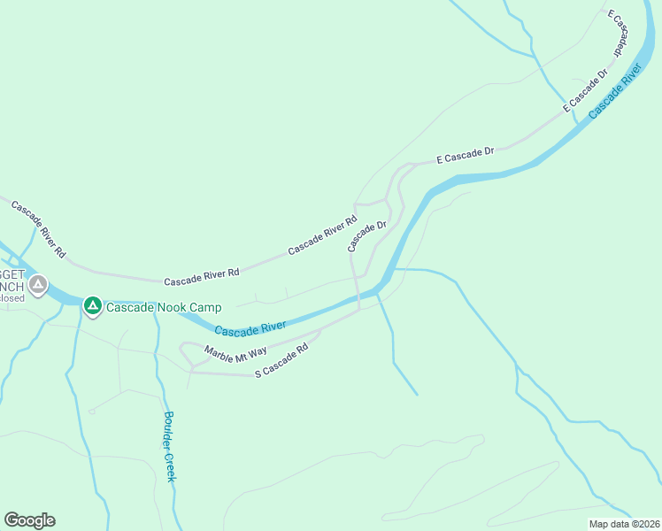 map of restaurants, bars, coffee shops, grocery stores, and more near 63761 Cascade River Road in Marblemount