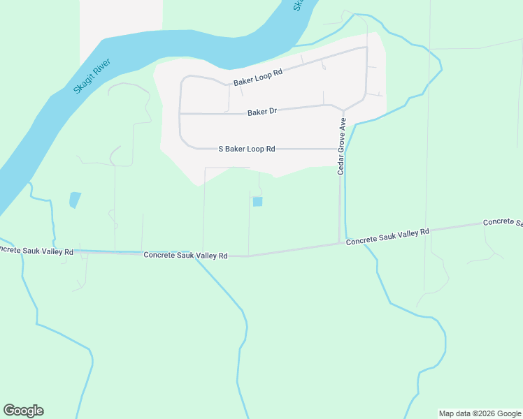 map of restaurants, bars, coffee shops, grocery stores, and more near 46003 Concrete Sauk Valley Road in Concrete