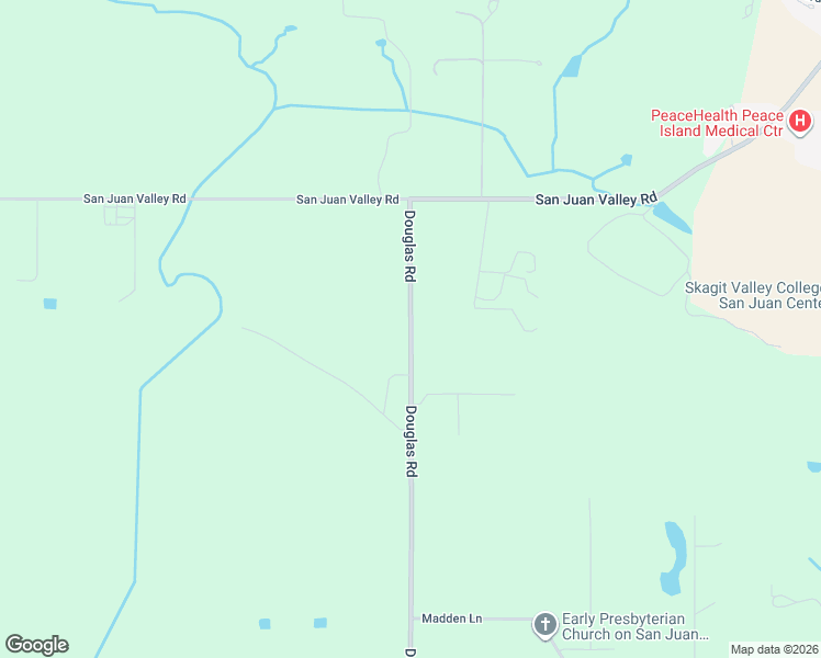map of restaurants, bars, coffee shops, grocery stores, and more near Douglas Road in Friday Harbor