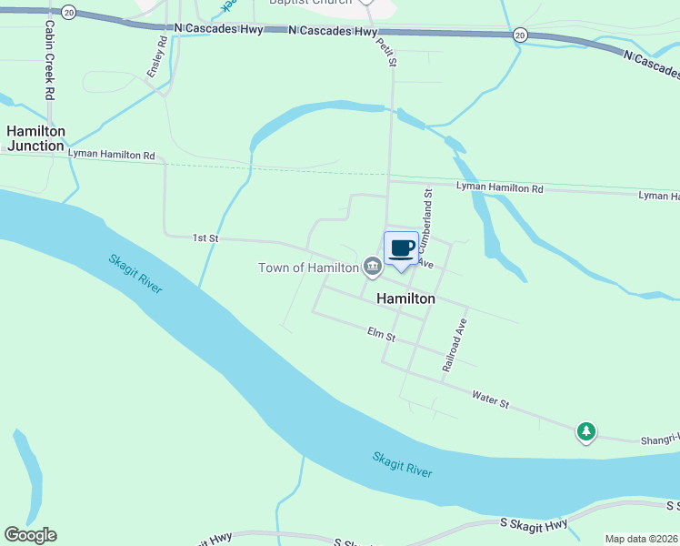 map of restaurants, bars, coffee shops, grocery stores, and more near 642 Maple Street in Hamilton