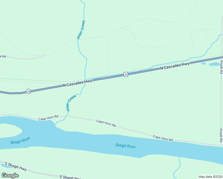 map of restaurants, bars, coffee shops, grocery stores, and more near 36774 State Route 20 in Sedro-Woolley