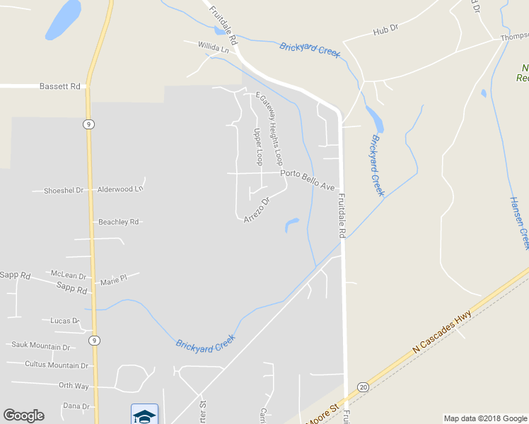 map of restaurants, bars, coffee shops, grocery stores, and more near 1263 Arrezo Drive in Sedro-Woolley