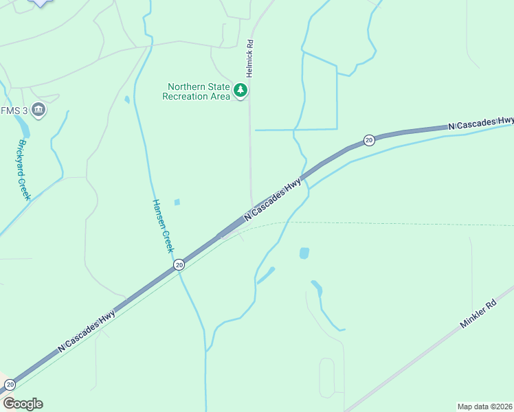 map of restaurants, bars, coffee shops, grocery stores, and more near 25495 North Cascades Highway in Sedro-Woolley