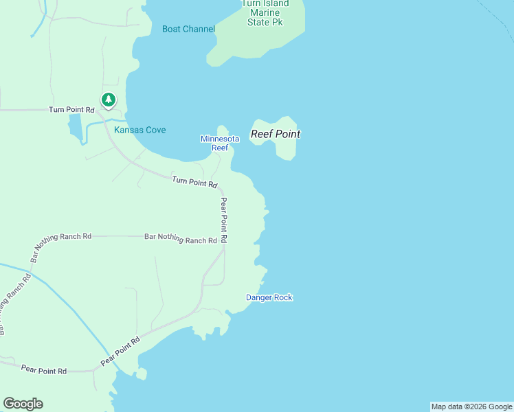 map of restaurants, bars, coffee shops, grocery stores, and more near 2623 Pear Point Road in Friday Harbor