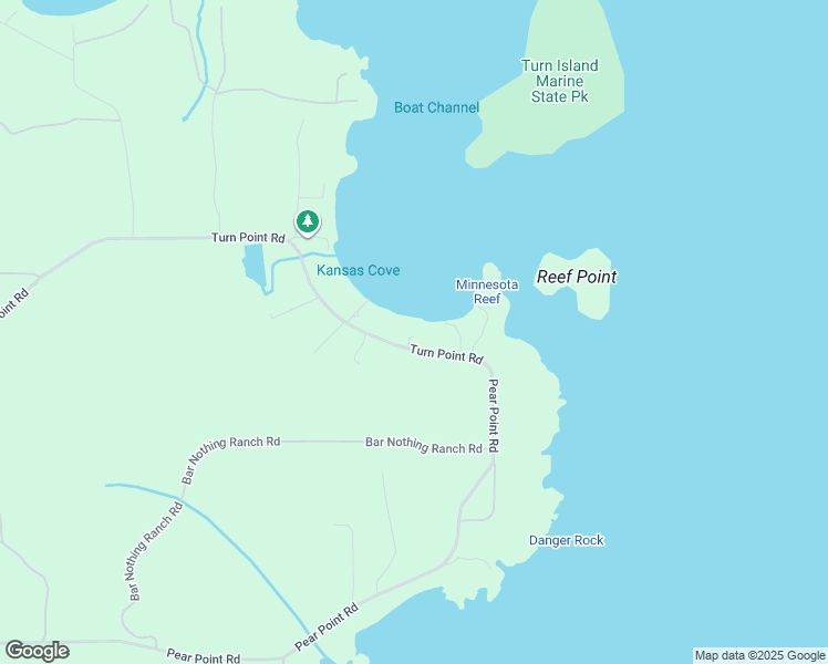 map of restaurants, bars, coffee shops, grocery stores, and more near 2435 Turn Point Road in Friday Harbor