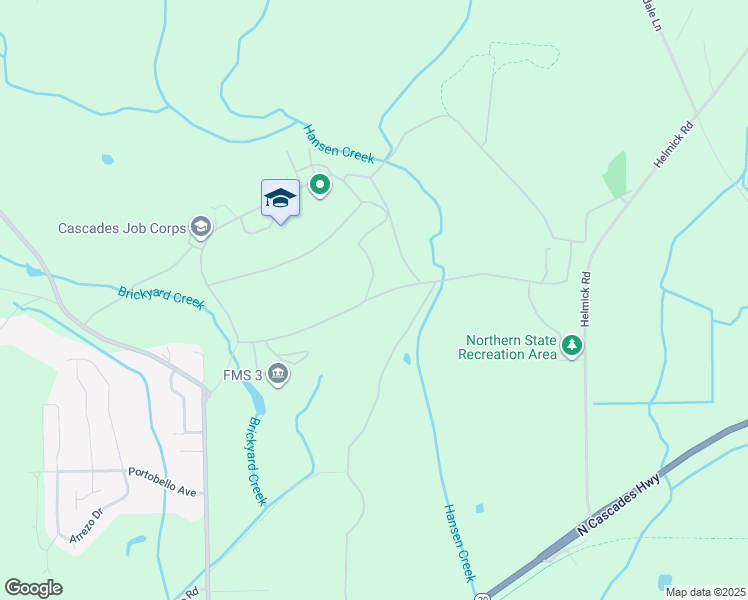 map of restaurants, bars, coffee shops, grocery stores, and more near 2268 Thompson Drive in Sedro-Woolley