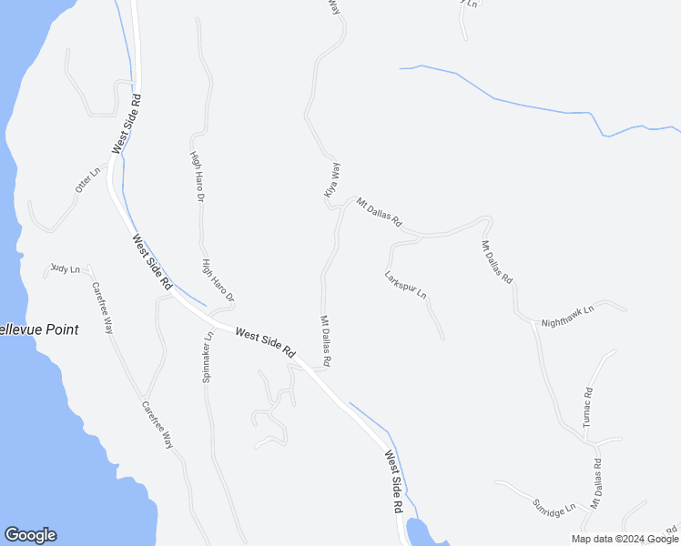 map of restaurants, bars, coffee shops, grocery stores, and more near 170 Mount Dallas Road in Friday Harbor
