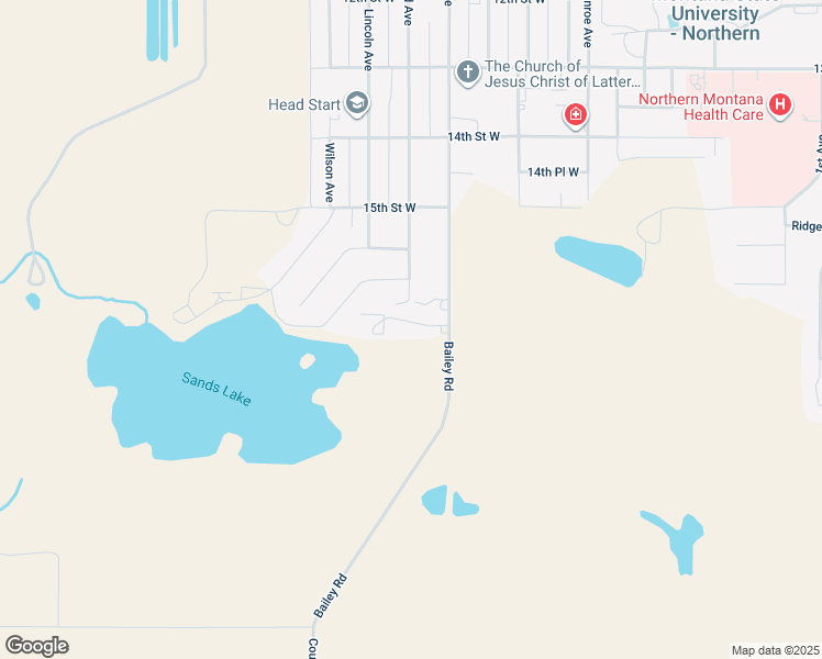 map of restaurants, bars, coffee shops, grocery stores, and more near 1820 Washington Avenue in Havre