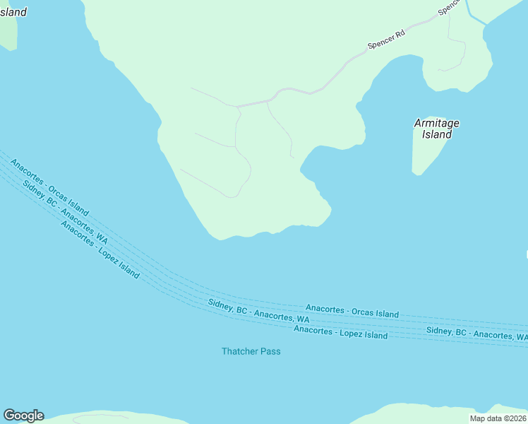 map of restaurants, bars, coffee shops, grocery stores, and more near 285 Thatcher Pass Drive in Lopez Island
