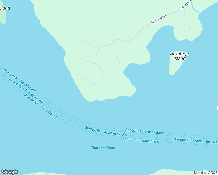 map of restaurants, bars, coffee shops, grocery stores, and more near 285 Thatcher Pass Drive in Lopez Island