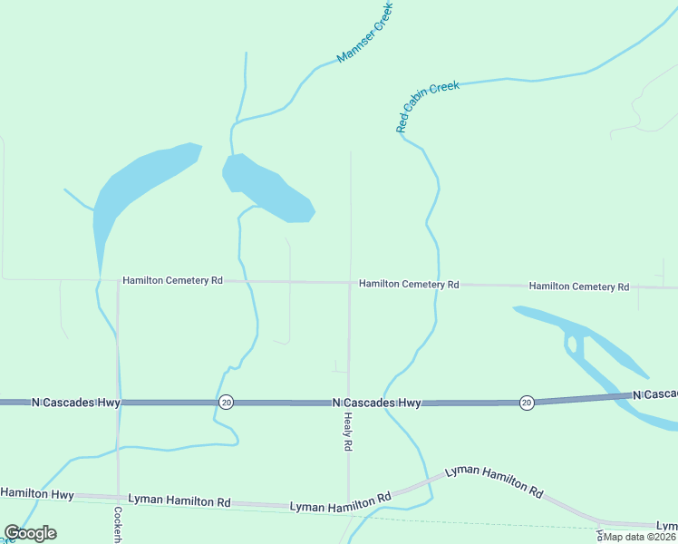 map of restaurants, bars, coffee shops, grocery stores, and more near 32993 Hamilton Cemetery Road in Sedro-Woolley