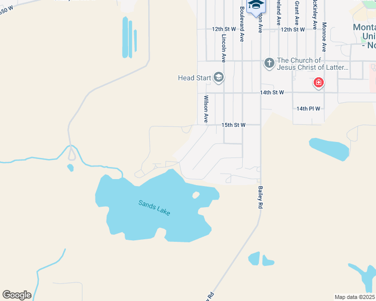 map of restaurants, bars, coffee shops, grocery stores, and more near 16th Street West in Havre