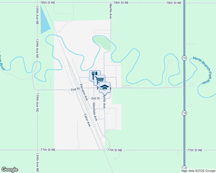 map of restaurants, bars, coffee shops, grocery stores, and more near 1023 Dale Avenue in Hoople