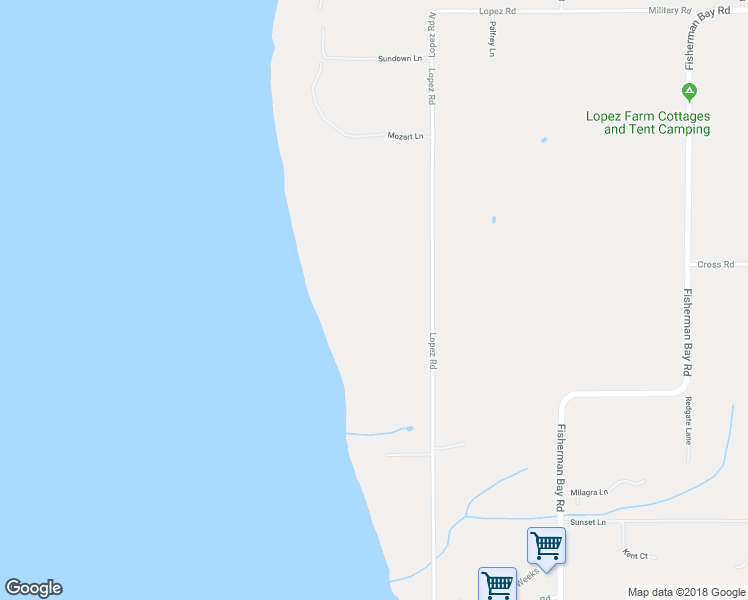 map of restaurants, bars, coffee shops, grocery stores, and more near 1129 Lopez Road in Lopez Island