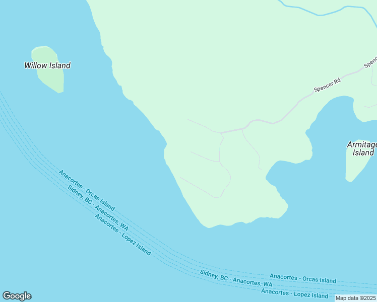 map of restaurants, bars, coffee shops, grocery stores, and more near 134 Thatcher Pass Drive in Lopez Island