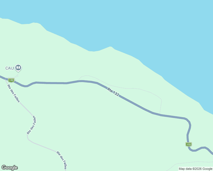 map of restaurants, bars, coffee shops, grocery stores, and more near 86 Québec 132 in Percé