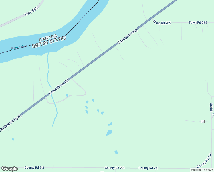 map of restaurants, bars, coffee shops, grocery stores, and more near 4524 Minnesota 11 in International Falls