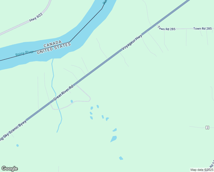 map of restaurants, bars, coffee shops, grocery stores, and more near 4524 Minnesota 11 in International Falls