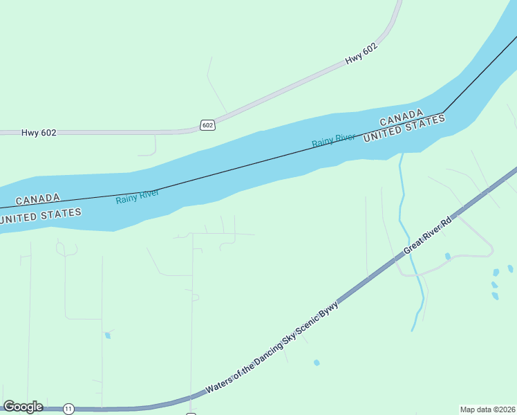 map of restaurants, bars, coffee shops, grocery stores, and more near 2967 Town Road 211 in International Falls
