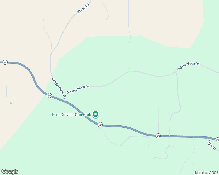 map of restaurants, bars, coffee shops, grocery stores, and more near 350 Old Dominion Road in Colville