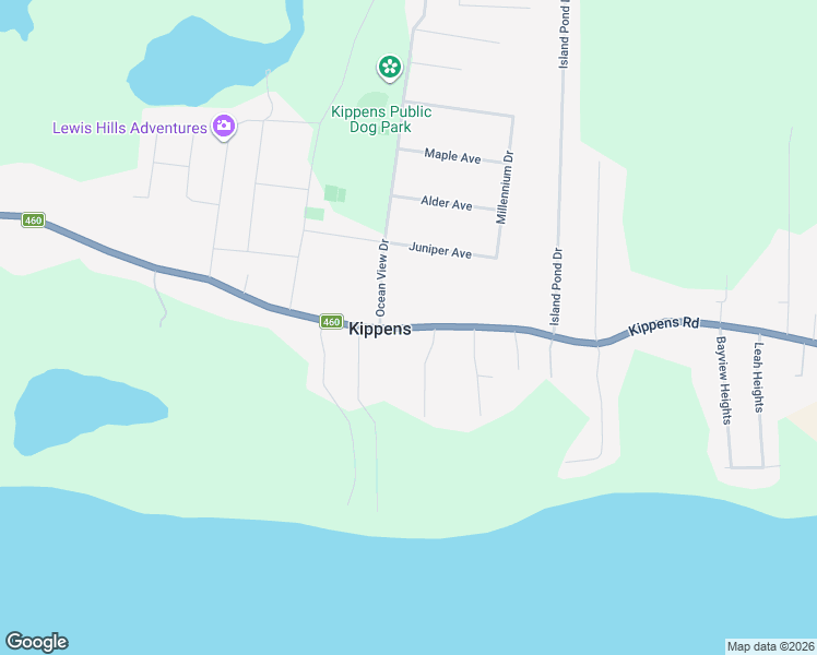 map of restaurants, bars, coffee shops, grocery stores, and more near 111 Kippens Road in Kippens