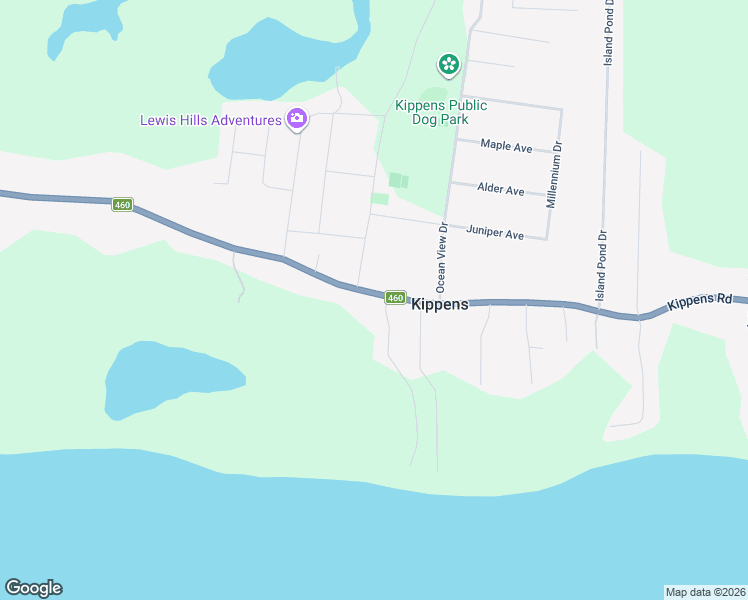 map of restaurants, bars, coffee shops, grocery stores, and more near 127 Kippens Road in Kippens