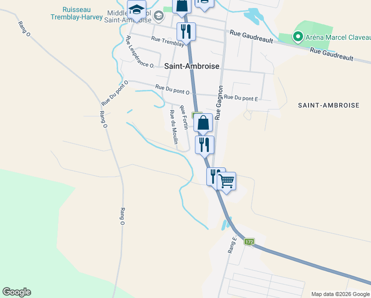 map of restaurants, bars, coffee shops, grocery stores, and more near 4 Rue de la Rivière in Saint-Ambroise