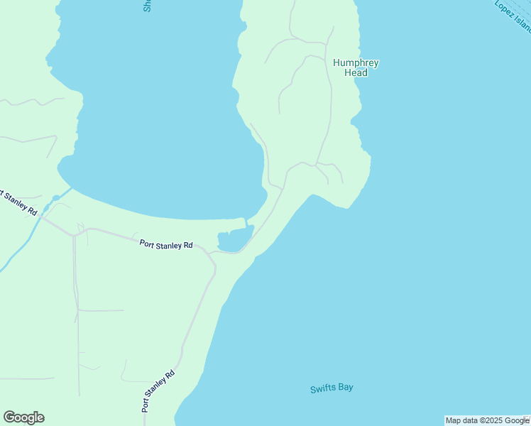 map of restaurants, bars, coffee shops, grocery stores, and more near 239 Shoreland Drive in Lopez Island