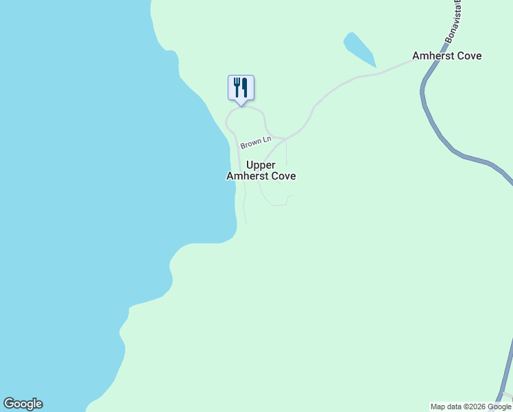 map of restaurants, bars, coffee shops, grocery stores, and more near in Upper Amherst Cove