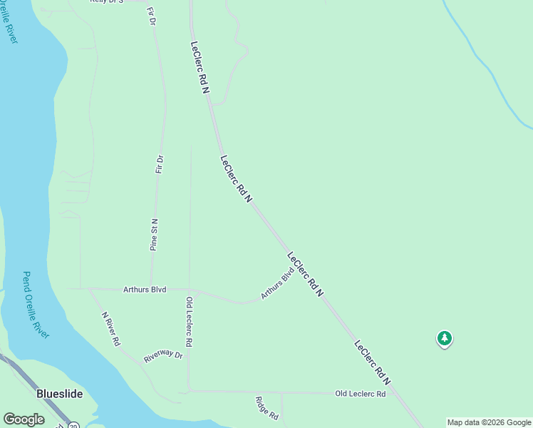 map of restaurants, bars, coffee shops, grocery stores, and more near 20281 LeClerc Road North in Cusick