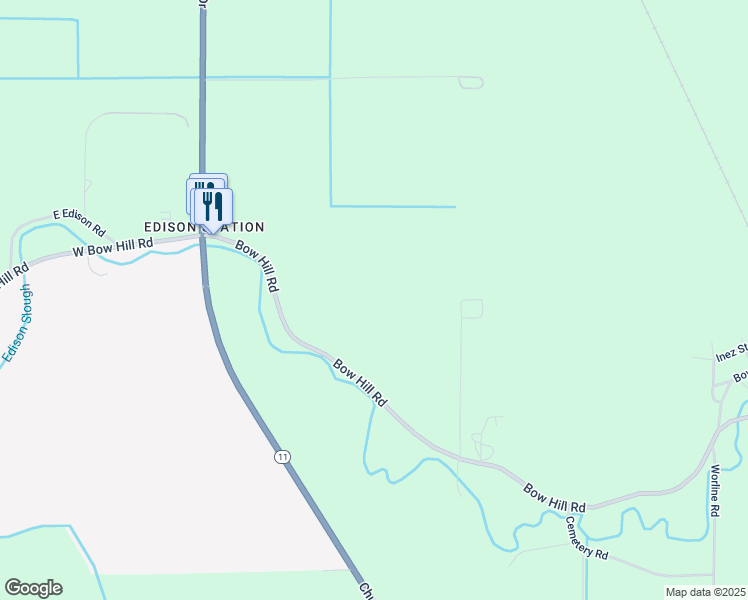 map of restaurants, bars, coffee shops, grocery stores, and more near 15319 Bow Hill Road in Bow