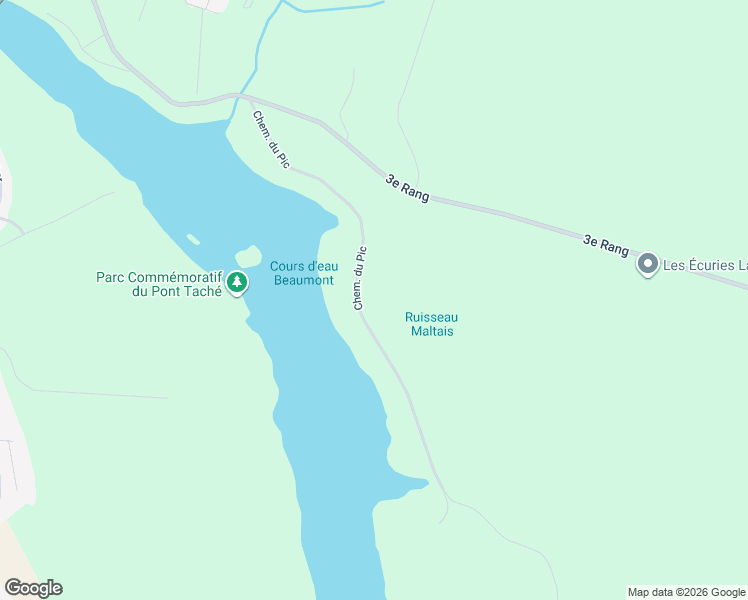map of restaurants, bars, coffee shops, grocery stores, and more near 124 Chemin du Pic in Saguenay–Lac-Saint-Jean