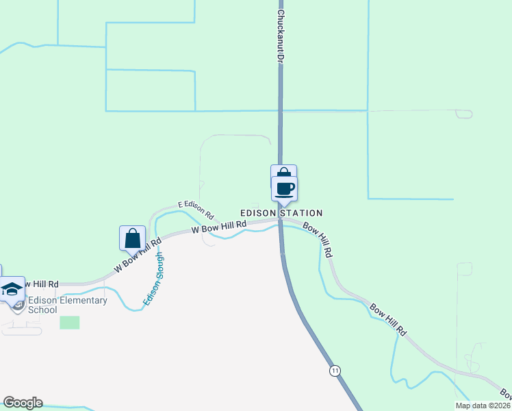 map of restaurants, bars, coffee shops, grocery stores, and more near 14965 West Bow Hill Road in Bow