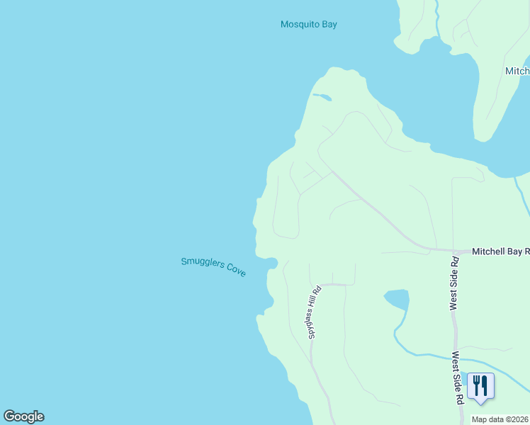 map of restaurants, bars, coffee shops, grocery stores, and more near 156 Madrona Drive in Friday Harbor
