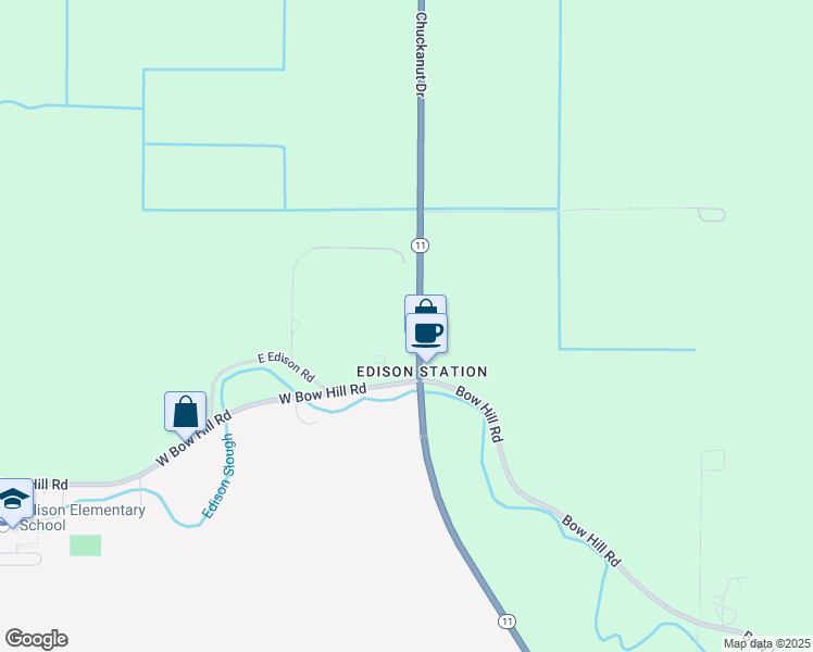 map of restaurants, bars, coffee shops, grocery stores, and more near 5432 Chuckanut Drive in Bow