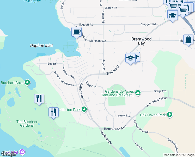 6895 Wallace Drive, Central Saanich BC Walk Score