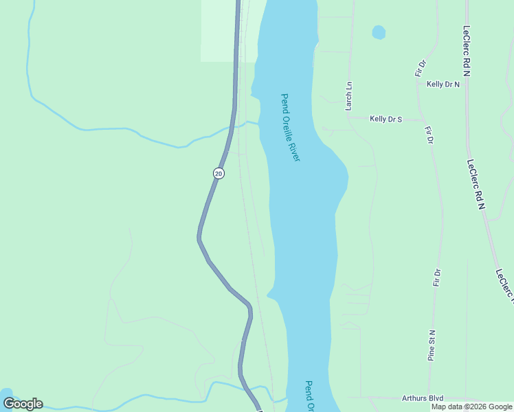 map of restaurants, bars, coffee shops, grocery stores, and more near 161 South Alaska Lane in Cusick