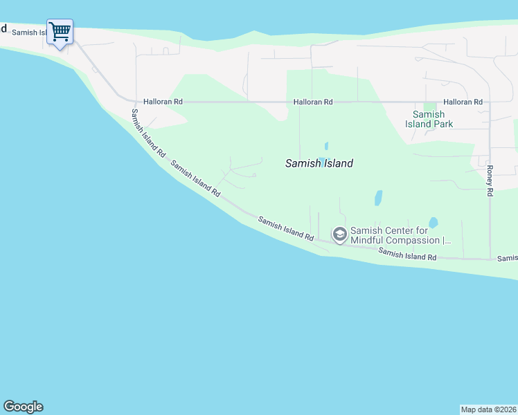 map of restaurants, bars, coffee shops, grocery stores, and more near 10429 Samish Island Road in Bow