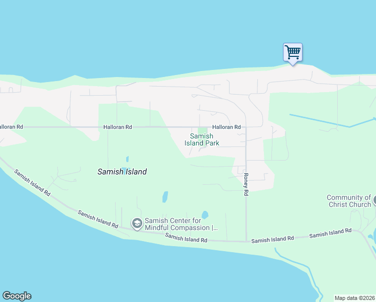 map of restaurants, bars, coffee shops, grocery stores, and more near 10794 Halloran Road in Bow